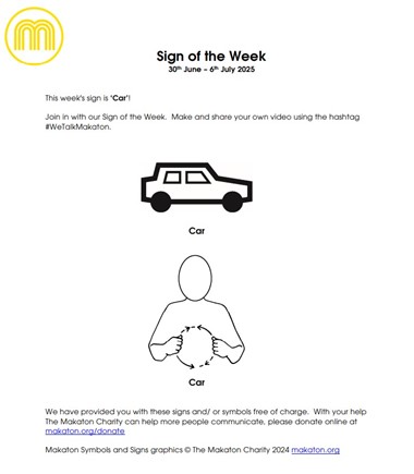 MAKATON - SIGN OF THE WEEK
