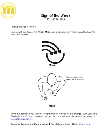 MAKATON - SIGN OF THE WEEK