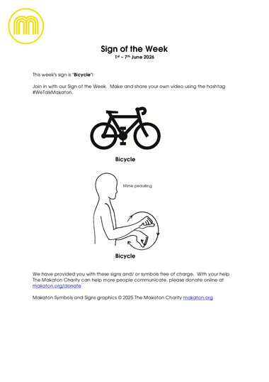 MAKATON - SIGN OF THE WEEK