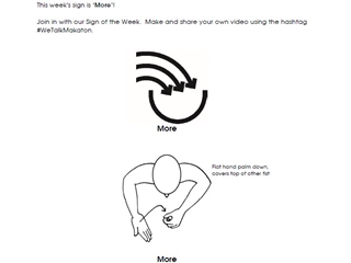 MAKATON - SIGN OF THE WEEK