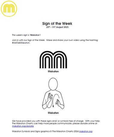 MAKATON - SIGN OF THE WEEK