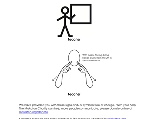 MAKATON - SIGN OF THE WEEK