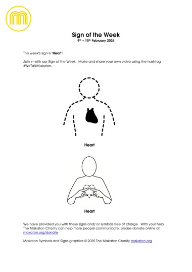 MAKATON - SIGN OF THE WEEK