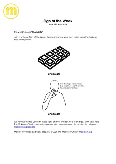 MAKATON - SIGN OF THE WEEK